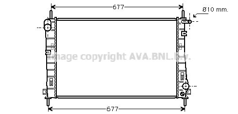 AVA QUALITY COOLING Радиатор, охлаждение двигателя FD2336